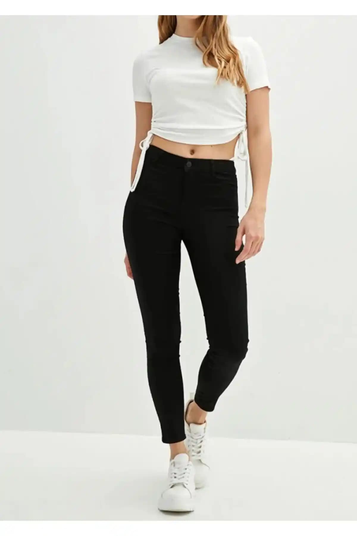 Geenz Manifacture Yüksek Bel Siyah Skinny Jeans Pantolon İncelemesi ve Özellikleri