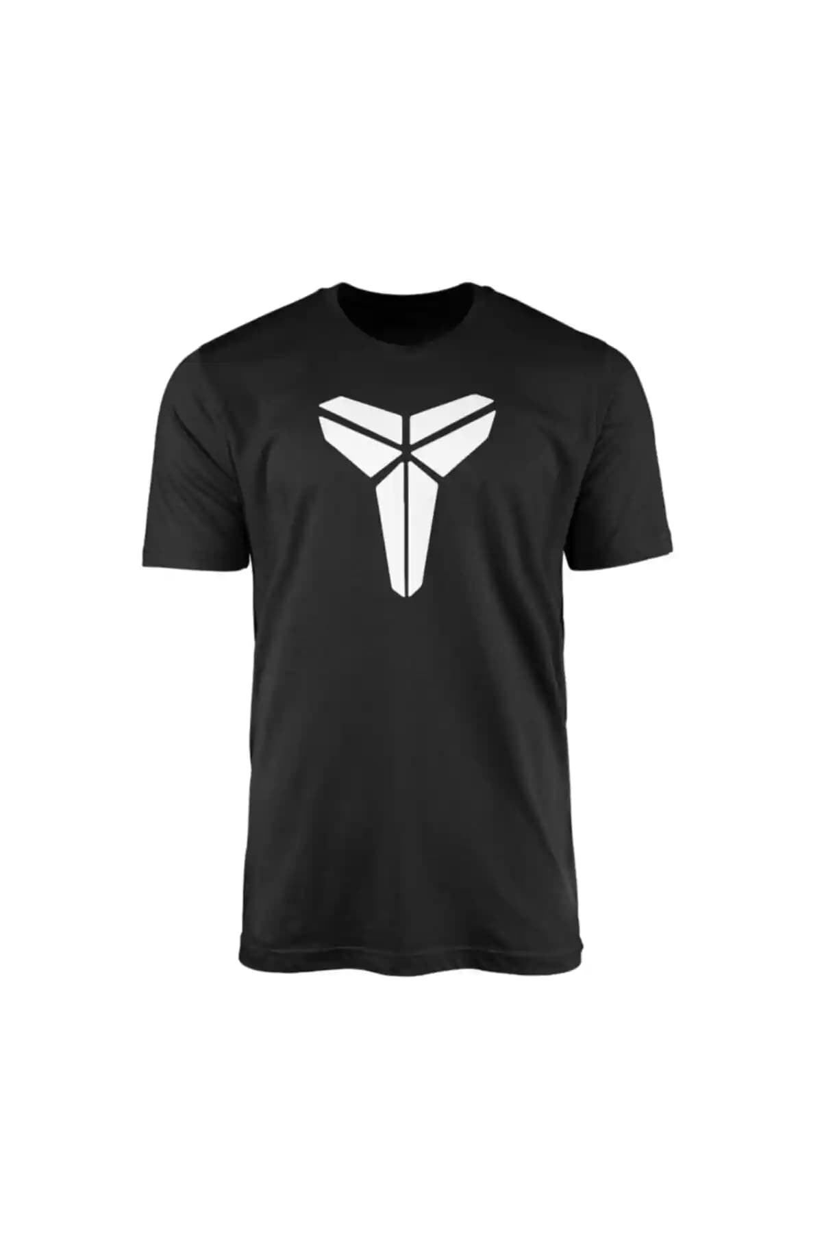Genel Markalar Unisex Siyah Kobe Logo T-shirt: Modern ve Rahat Günlük Giyim Seçeneği