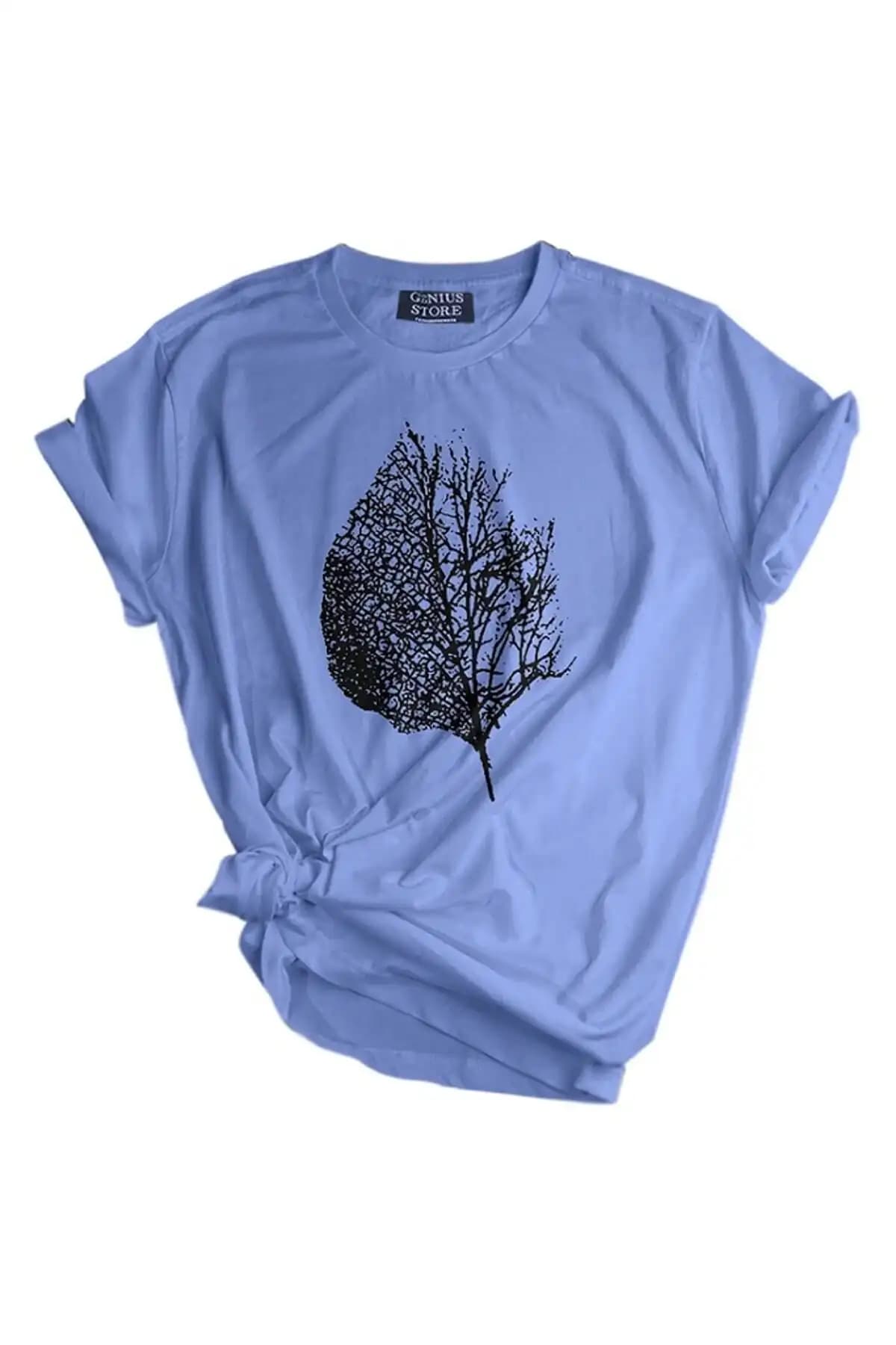 GENIUS STORE Unisex Baskılı Outdoor T-shirt: Rahat ve Şık Günlük Kullanım İçin