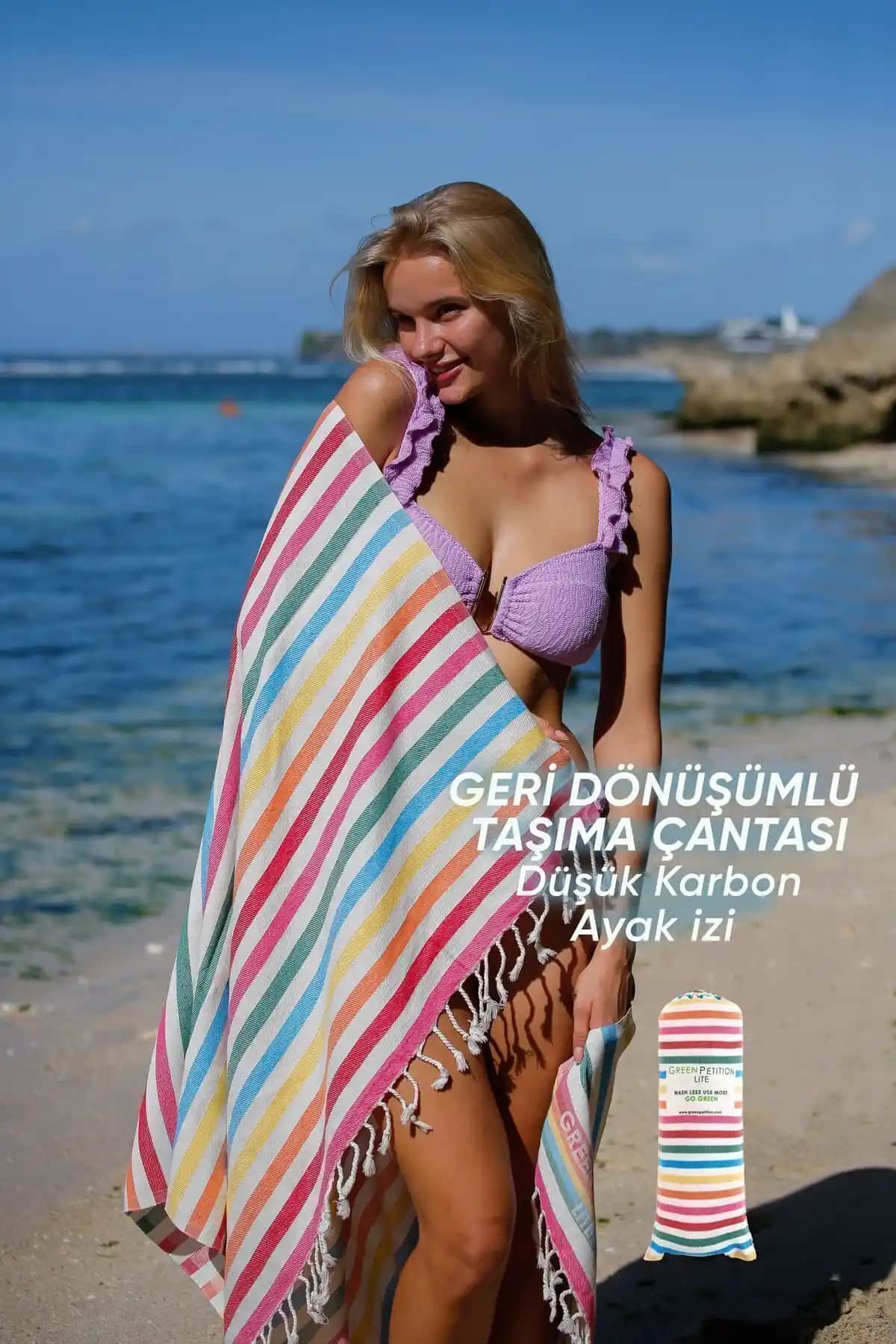 Green Petition Mare Viva: Çevre Dostu ve Şık Büyük Boy Plaj Aksesuarı