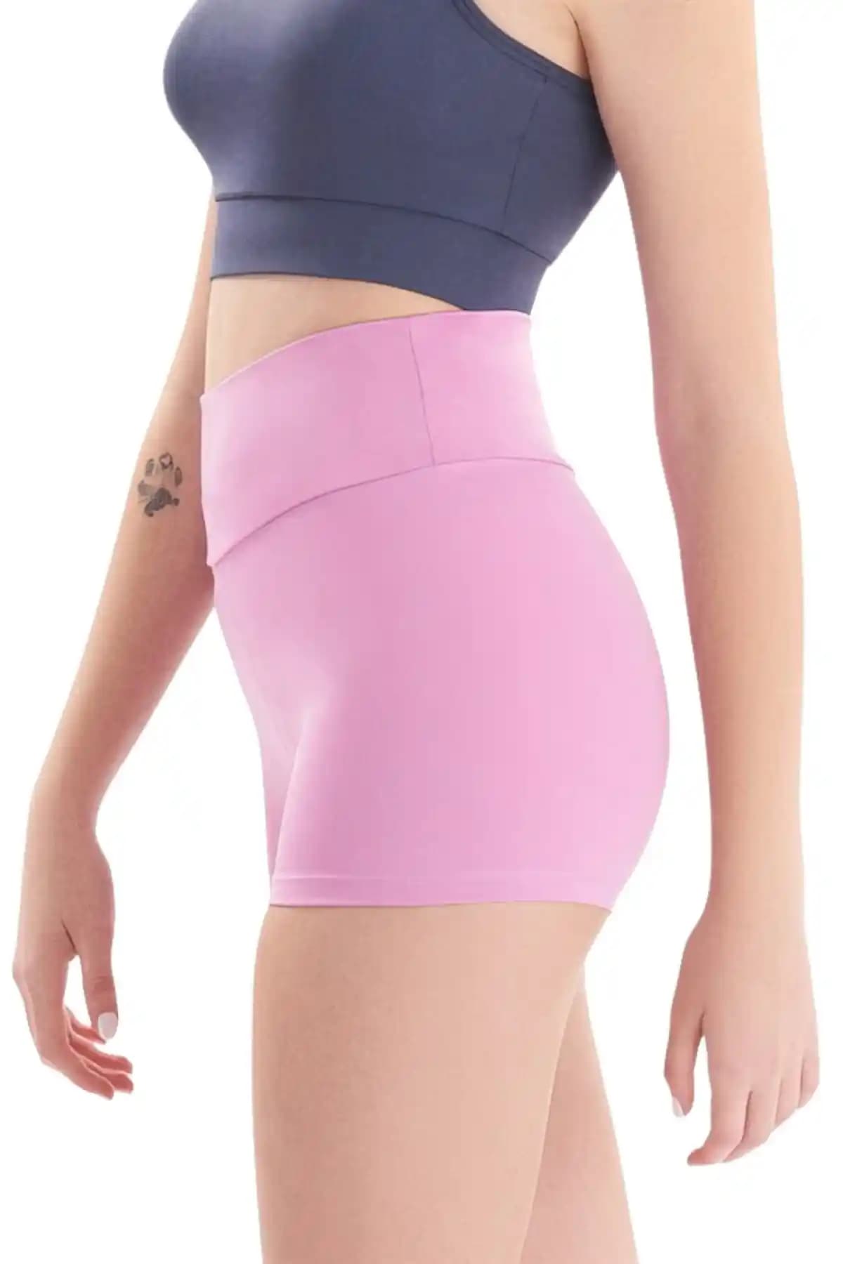 Josejuan Kadın Mini Spor Şort Tayt Yüksek Bel Sıkılaştırıcı 7400 Şıklık ve Fonksiyonellik Bir Arada