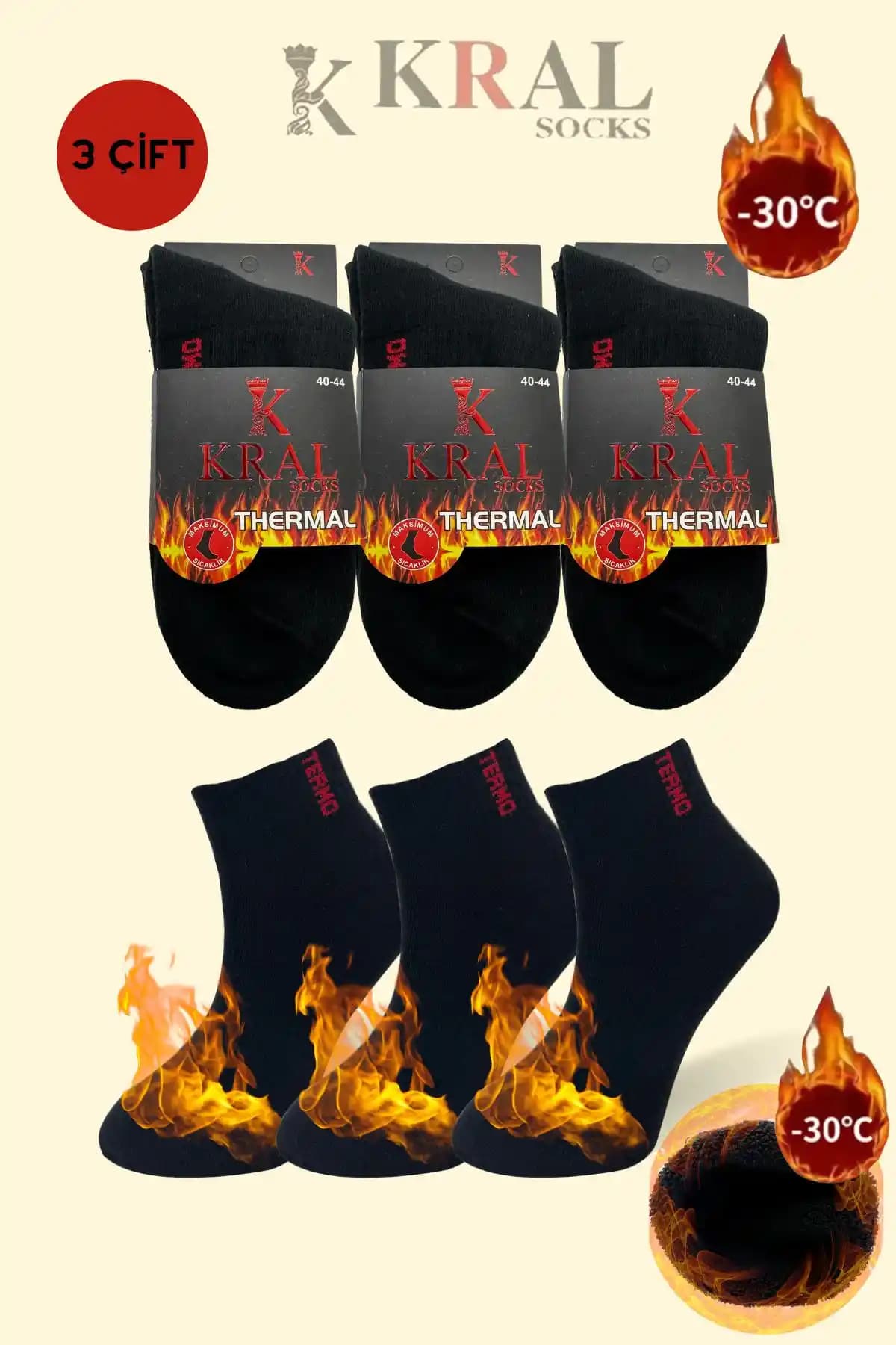 KRAL SOCKS Termal Erkek Çorapları Kış Aylarında Sıcaklık ve Konfor Sunar
