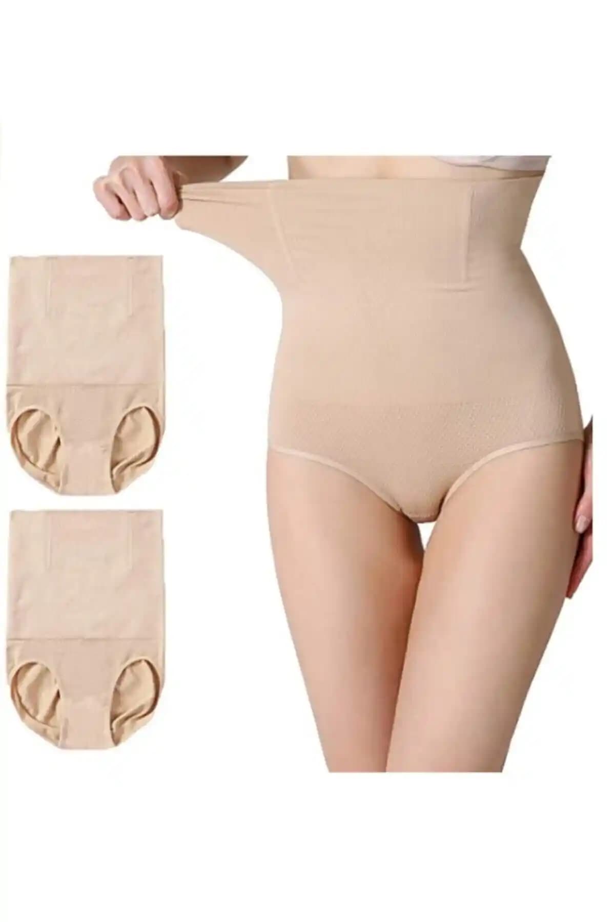 Momslab Kadın Ten Rengi Yüksek Bel Toparlayıcı Sıkılaştırıcı Korse Detayları