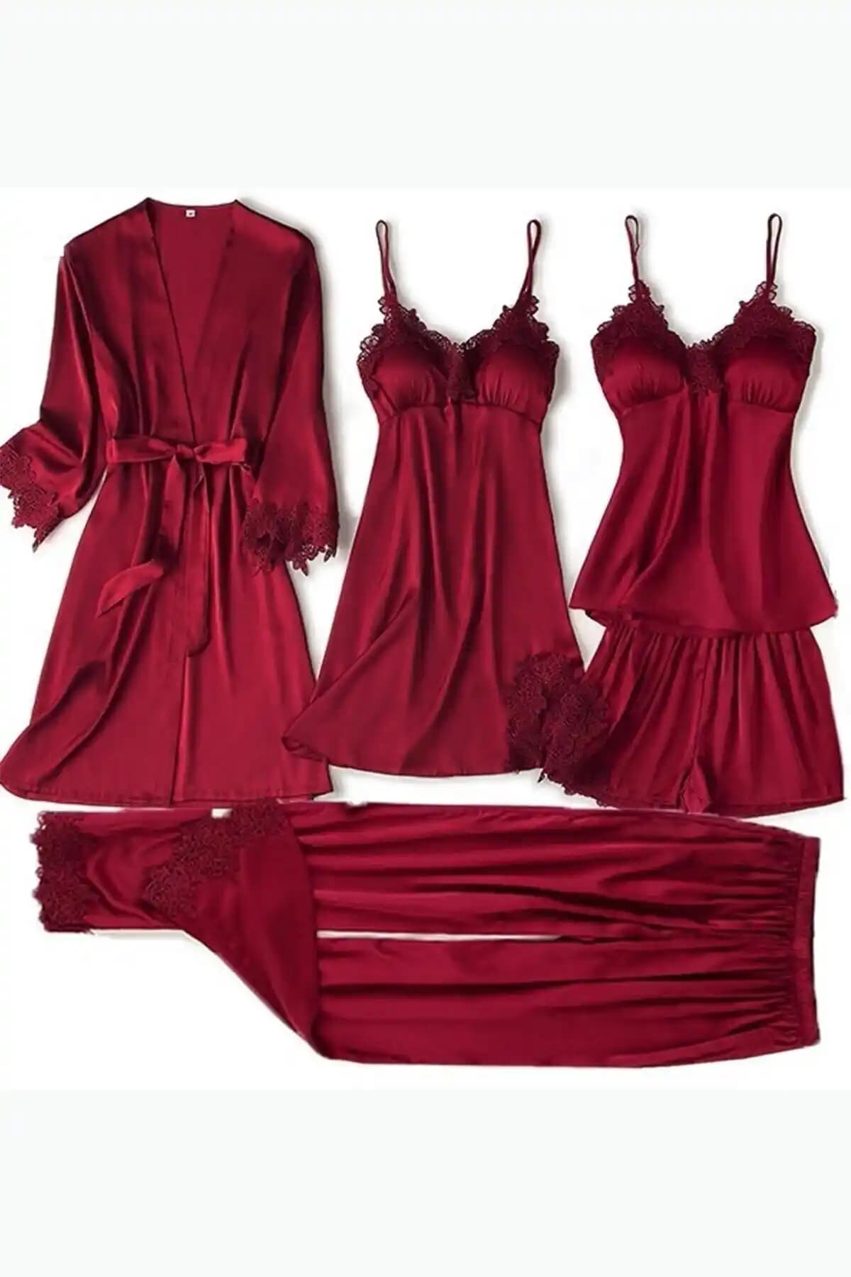 PEMBİŞ HOMEWEAR Violet Monaco Serisi: Yaz Ayları İçin Şık ve Rahat Saten Ev Giyim Seti