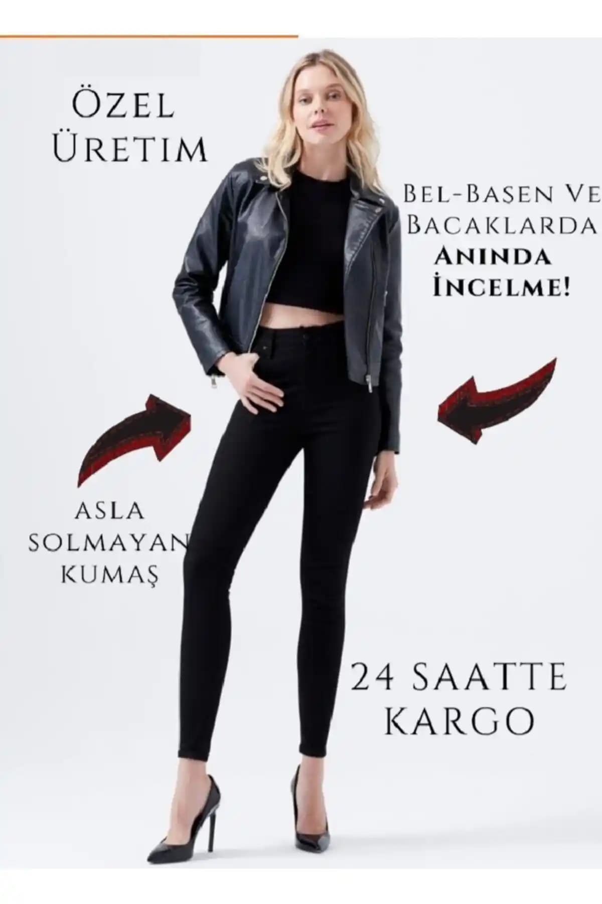 Polle Siyah E.x.t.r.a Skinny Jeans Kadınlar İçin Modern ve Konforlu Tasarım