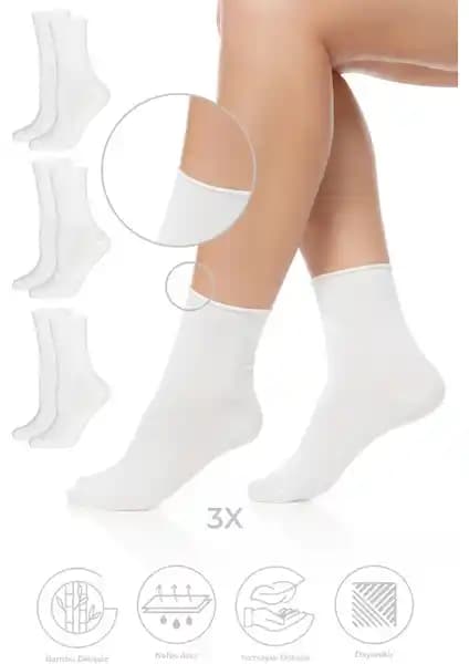 Saysez Bambu Kadın Lastiksiz ve Spor Bilek Çorapları Karşılaştırması