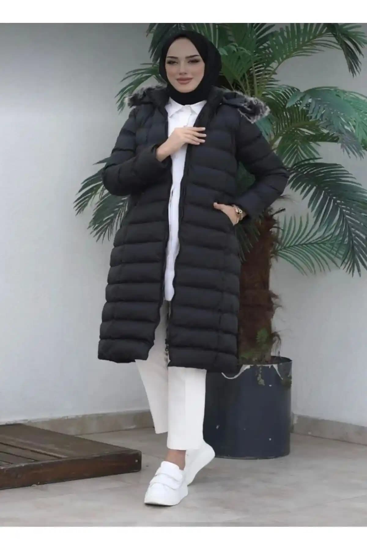 İmajButik Siyah Kadın Modest Kapüşonlu Fermuarlı Tesettür Şişme Mont Özellikleri ve Kullanım İpuçları