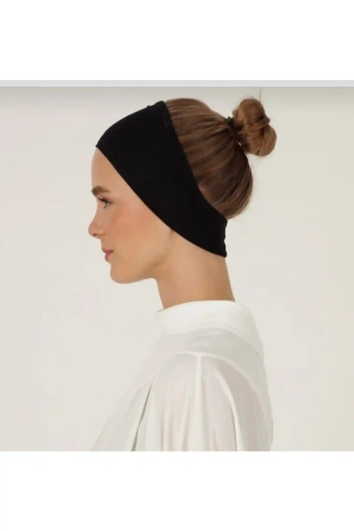 Shalista 4 Al 3 Öde Siyah Dikissiz Bandana Bone Günlük Şıklık ve Konfor Sunar