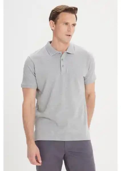 Altınyılz Classics Erkek Gri Melanj Polo Yaka Tişörtü: Şıklık ve Konforun Birleşimi