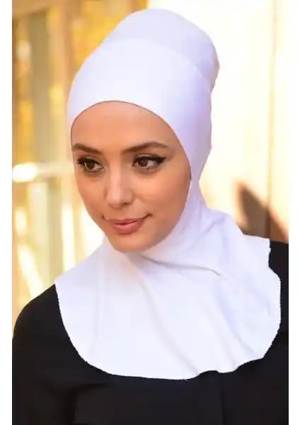 Amisos Bone Şal Boyunluklu Bone Beyaz: Kadınlar İçin Şık ve Konforlu Aksesuar