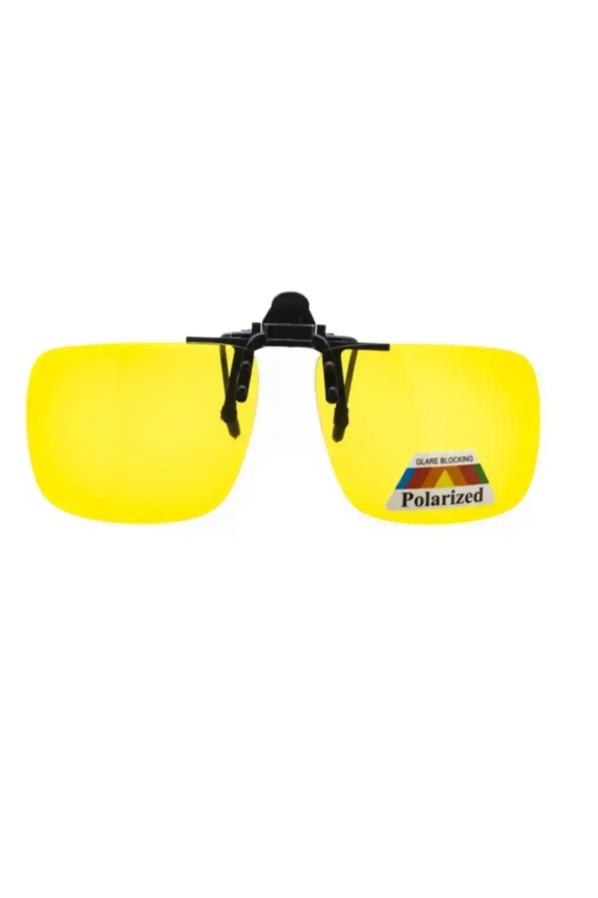 Antifar Sarı Gece Sürüş Gözlüğü Klipsi Güvenli ve Şık Tasarımıyla Kullanıcıların Tercihi