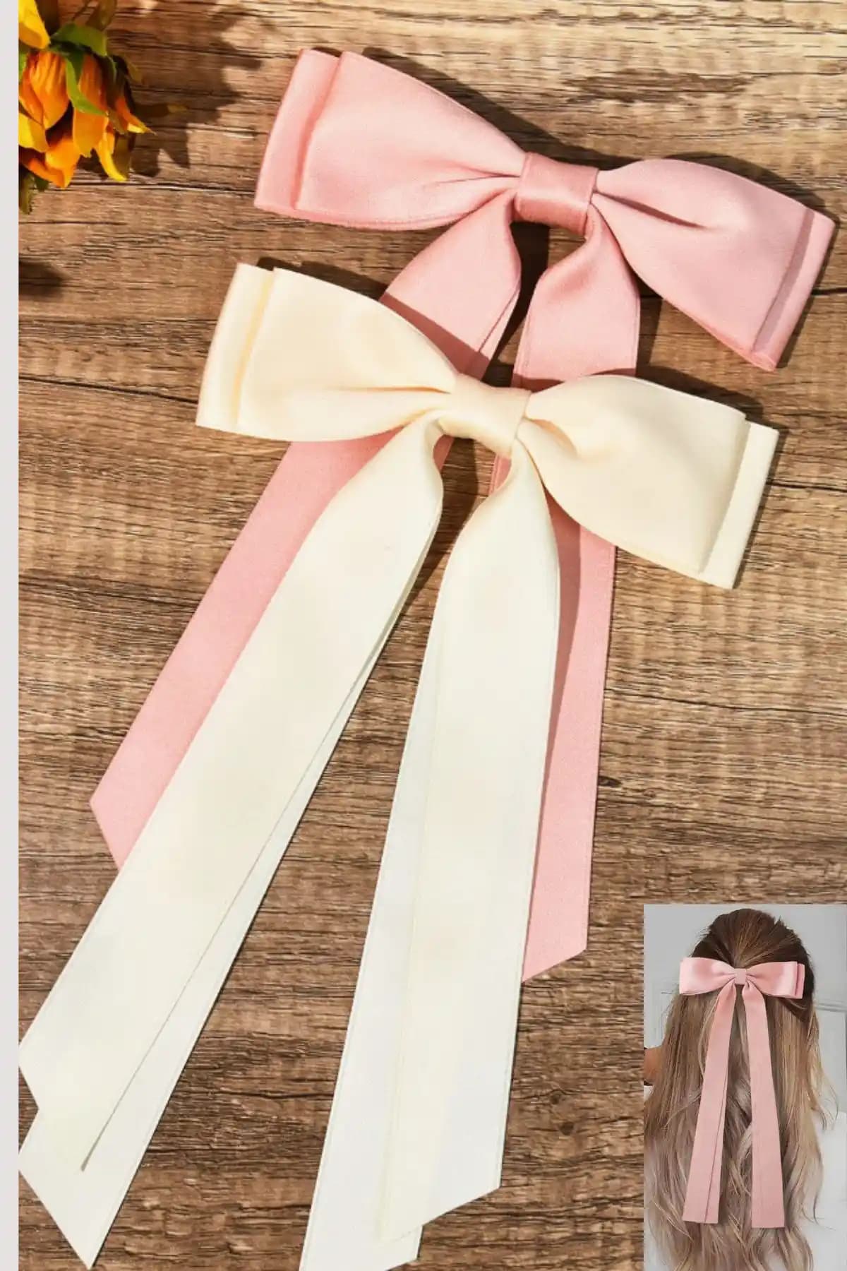 Diloshtrend Pembe Fiyonk Model Otomat Klips Toka Şık ve Pratik Kadın Saç Aksesuarı