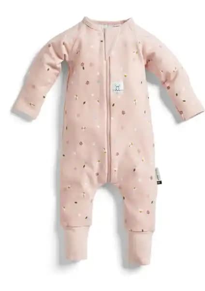 Ergopouch Organik Pamuklu Patikli Bebek Pijama Tulum 1.0 TOG Güvenli ve Konforlu Uyku İçin