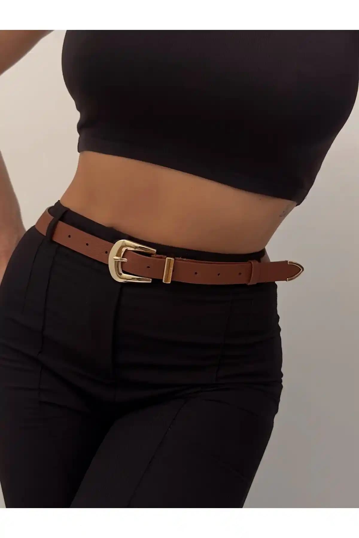 Fiori Kadın Pantolon Kemeri Köprü Toka Uç Takımı Şık ve Dayanıklı Tasarım