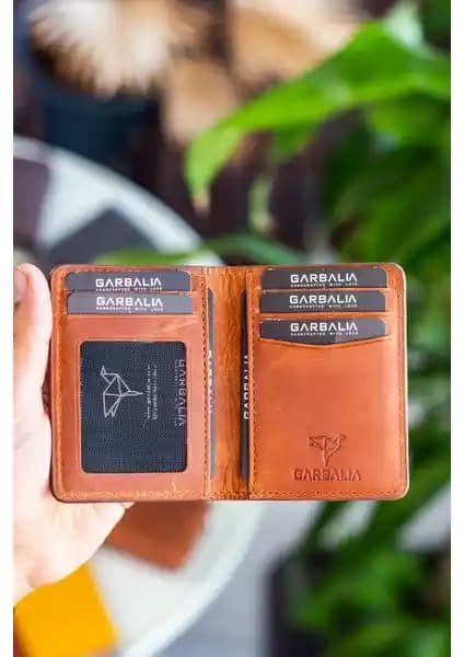 Garbalia Nahita Hakiki Deri Slim Kartlık Cüzdan Şıklık ve Dayanıklılığı Bir Arada Sunar