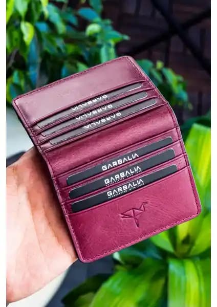 Garbalia Regina Vintage Deri Erkek Kartlık Cüzdanı: Şık ve Dayanıklı El İşçiliği Ürünü