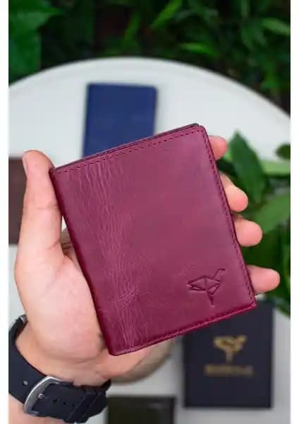 Garbalia Simple Crazy Deri Erkek Kartlık Cüzdan: Şık ve Dayanıklı Vintage Tasarım