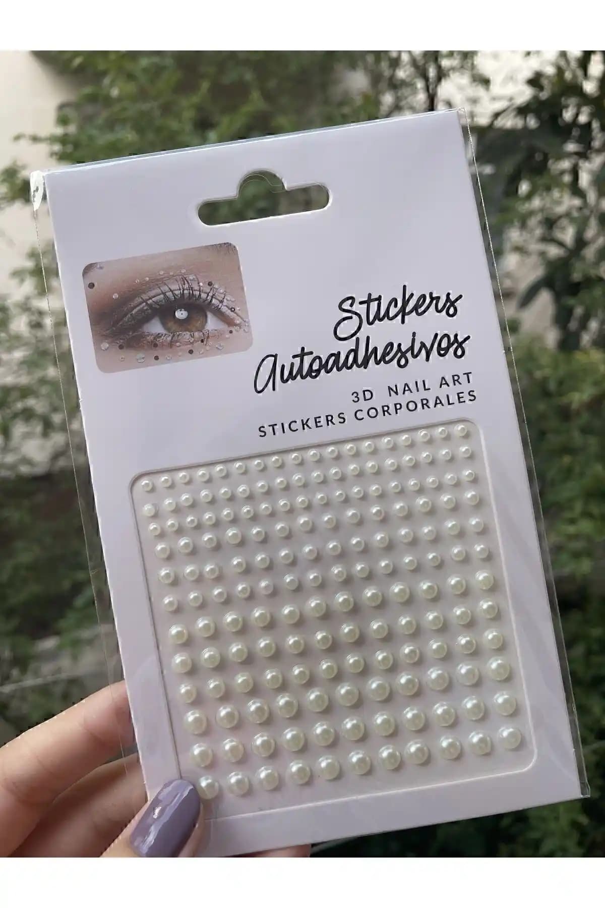 Genel Markalar 165 Adet Krem İnci Stickerleri Estetik ve Kullanışlılık Sunan Çok Amaçlı Set