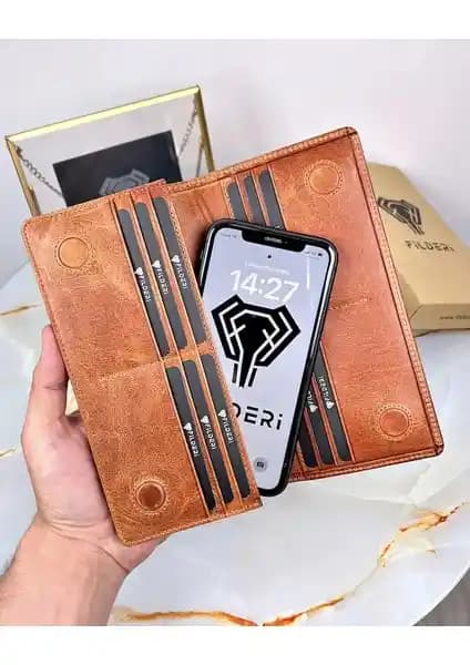 Hakiki Deri Telefon Bölmeli Cüzdan: Şık ve Fonksiyonel Tasarım ile Günlük Kullanım İçin Uygun