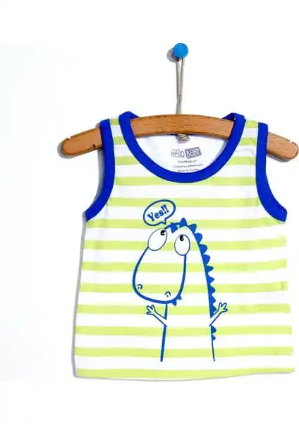 HelloBaby Erkek Bebek Atlet T-shirt: Konforlu ve Şık Çocuk Giyim Seçeneği