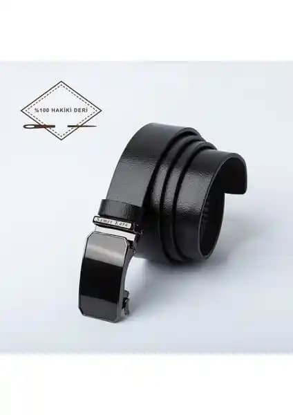 HKY İsme Özel Otomatik Hakiki Deri Erkek Kemer: Şıklık ve Fonksiyonellik Bir Arada