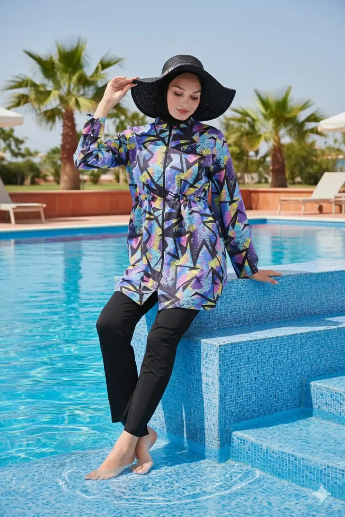 MAG FASHION 3 Parça Boydan Fermuarlı Tesettür Mayo İncelemesi ve Özellikleri