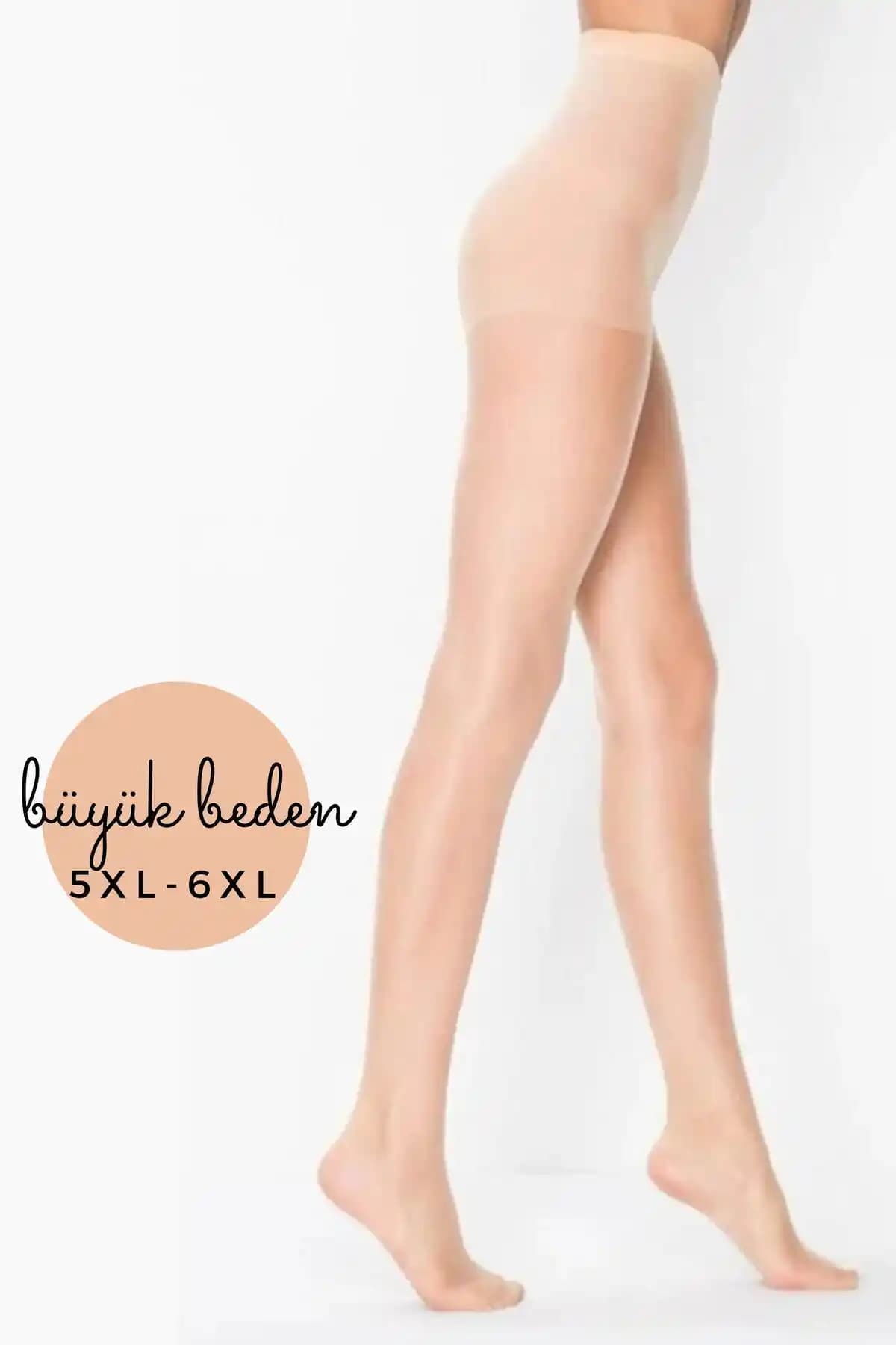 Meba Daymod Lady Maxi Fity 15 Parlak Büyük Beden Külotlu Çorap İnce ve Şık Tasarım
