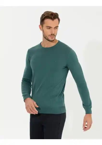 Pierre Cardin Erkek Yeşil Slim Fit Bisiklet Yaka Basic Triko Kazak İnceleme ve Kullanım Rehberi
