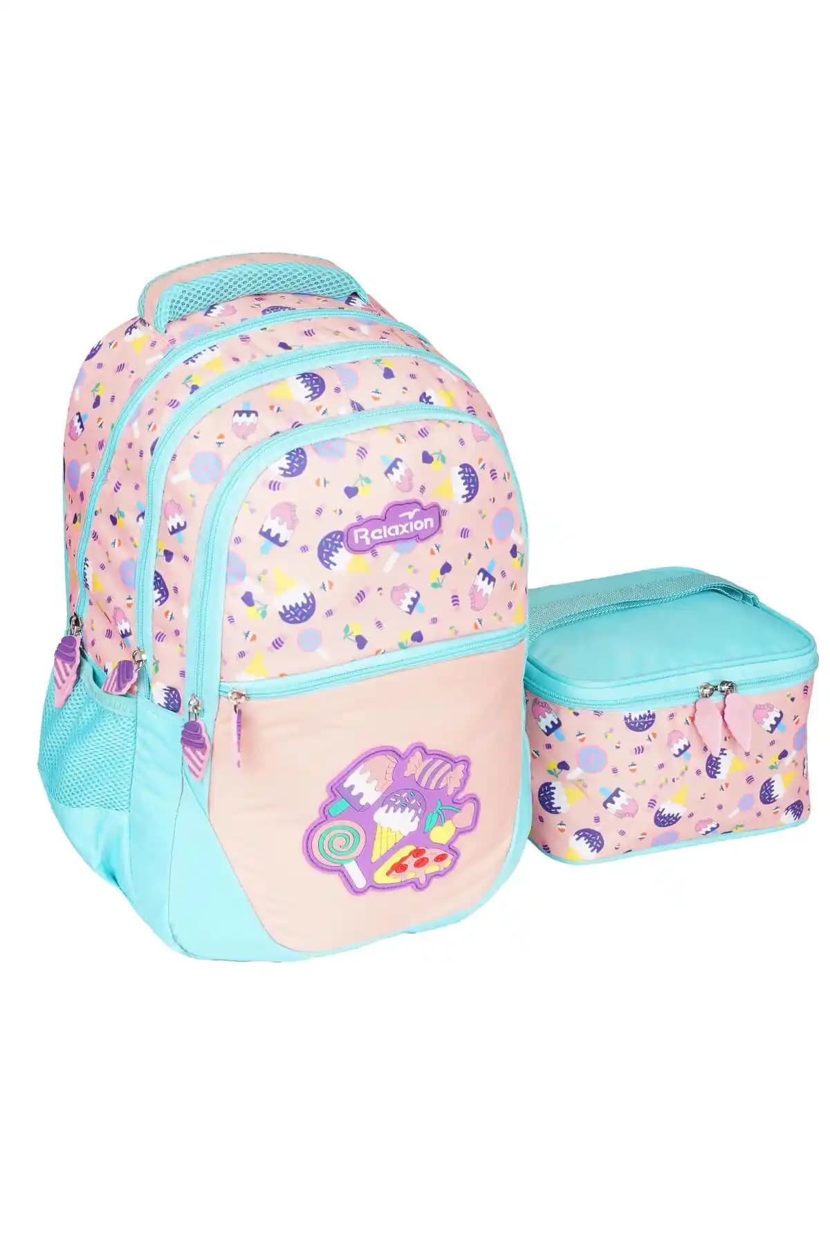 Relaxion Pudra Dondurmalı İlkokul Çantası: Güvenli ve Şık Çocuk Sırt Çantası