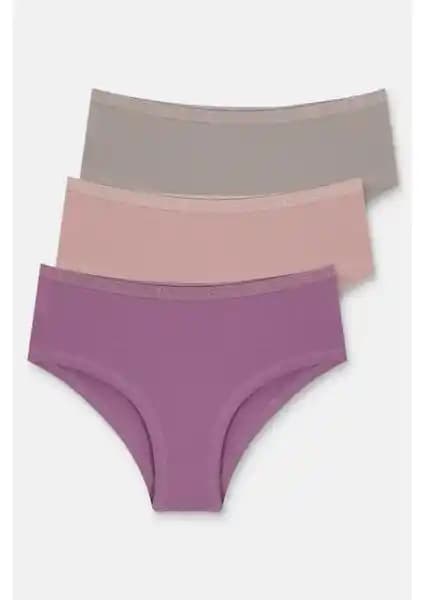 Suwen 3 Lü Pamuklu Hipster Külot: Rahat ve Şık Günlük İç Giyim Seçeneği