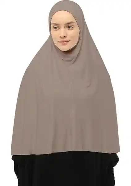 Altobeh Hazır Türban Peçeli Pratik Eşarp Karşılaştırması Vizon ve Siyah Renk Seçenekleri