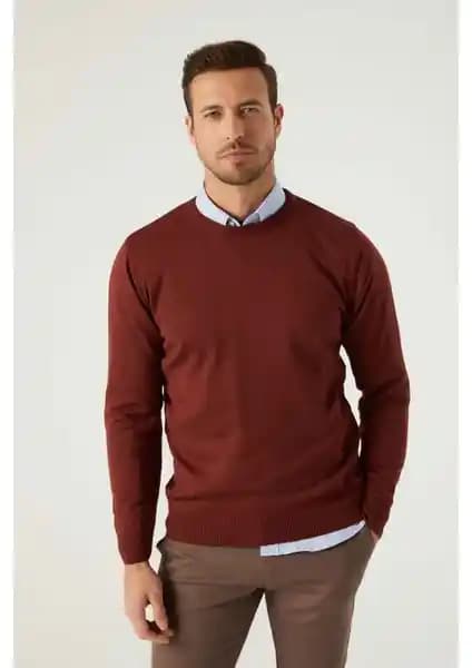 D'S Damat Regular Fit Kazaklar Karşılaştırması Kiremit ve Siyah Renkler