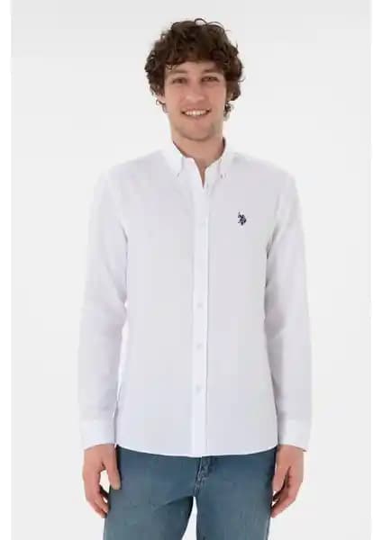US Polo Assn. Erkek Gömlekleri Karşılaştırması Beyaz ve Koyu Yeşil Modelleri
