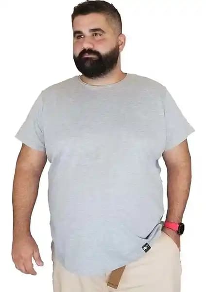 A02Teks Xanimal Büyük Beden Pamuklu T-Shirt Günlük ve Şık Kullanım İçin Uygun