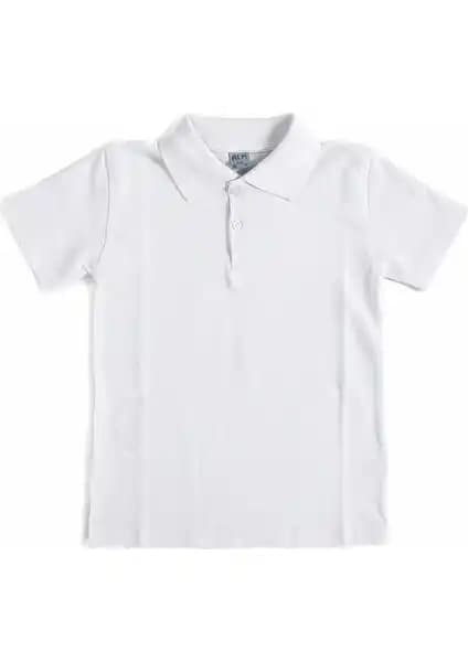 Alm Beyaz Kısa Kol Çocuk Tişörtü: Rahat ve Şık Günlük Kullanım İçin Uygun