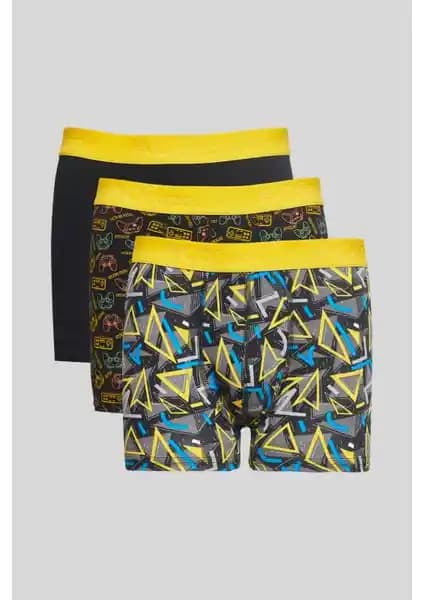 Altınyıl<dı>z Classics Erkek Siyah-Sarı 3'lü Pamuklu Esnek Boxer Paketi Özellikleri ve Kullanıcı Yorumları