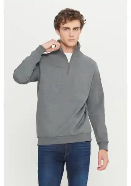 Altınyılz Classics Erkek Antrasit Melanj Sweatshirt: Şık ve Konforlu Kış Giyim Seçeneği