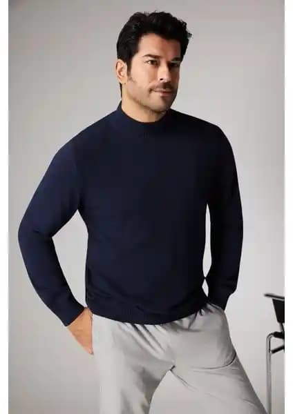 Altınyılz Classics Erkek Lacivert Yarım Balıkçı Yaka Triko Kazak Ürün Tanıtımı ve Özellikleri
