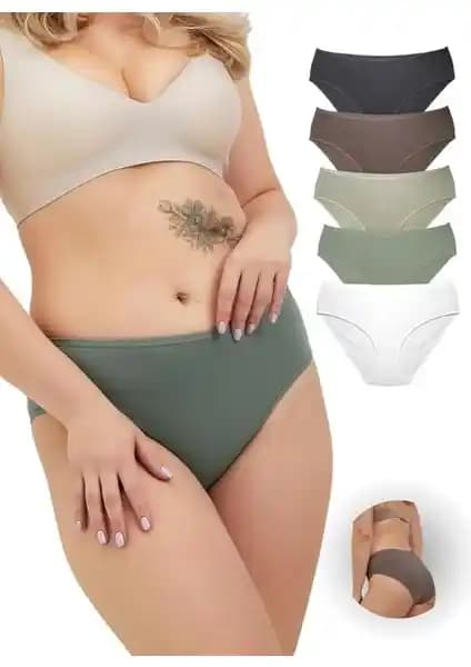 Alya Kadın Pamuklu Hipster Slip Külot 5'li Paket Konfor ve Şıklık Sunar