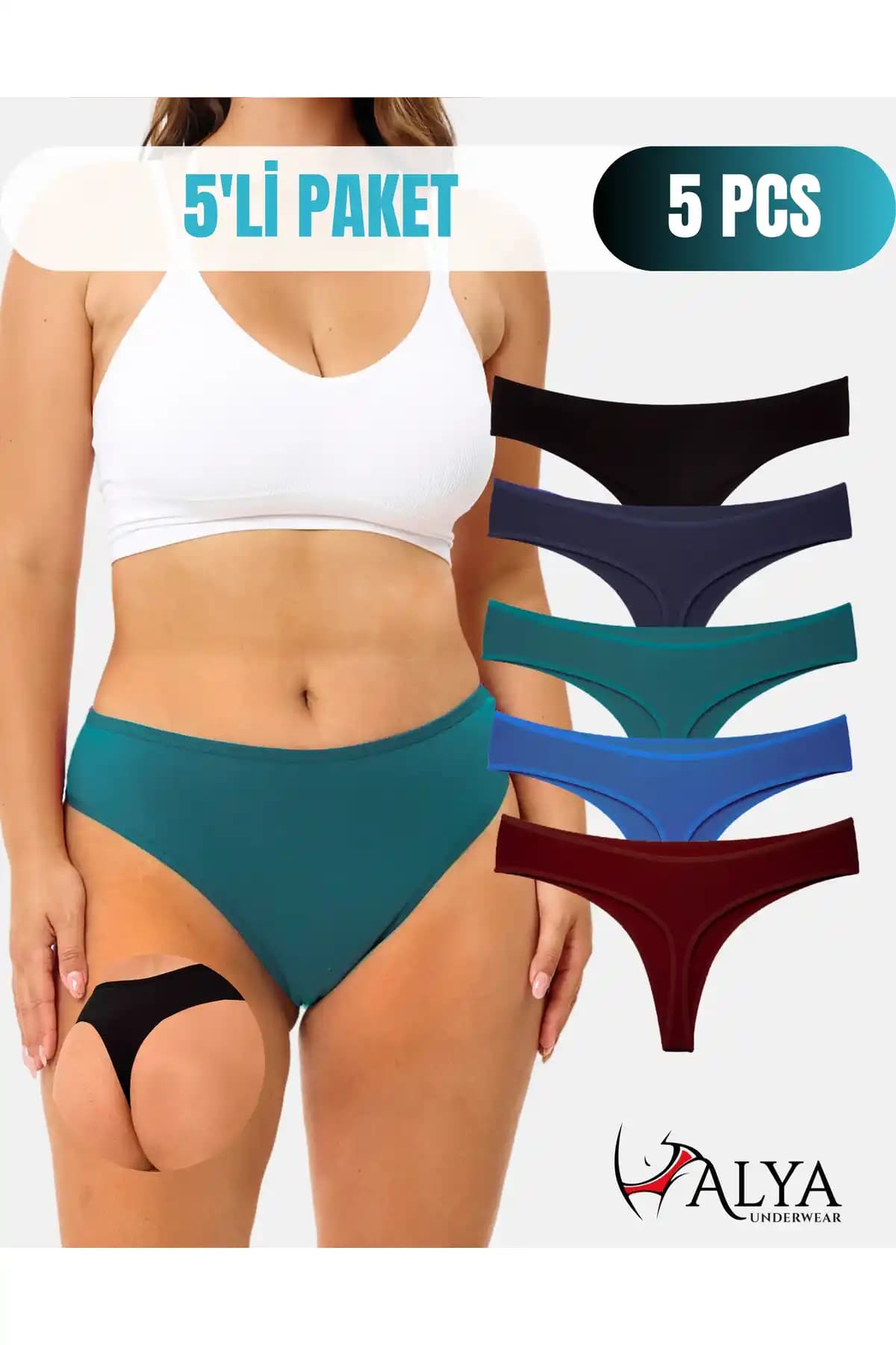 Alya Underwear Kadın Büyük Beden Tanga: Konfor ve Şıklığın Modern Buluşması