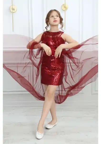 Asortik Kids Kız Çocuk Abiye Gece Elbisesi Şıklık ve Konforu Bir Arada Sunar