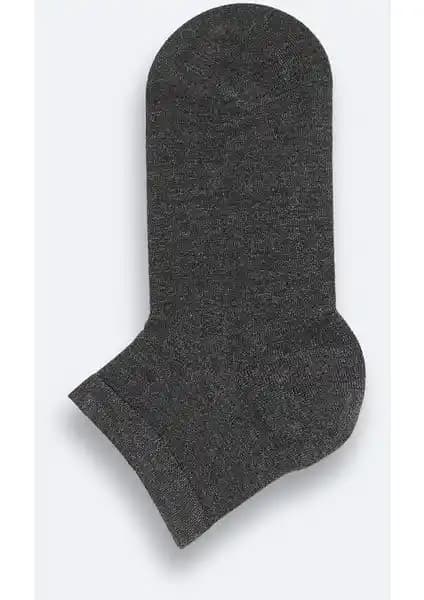 AVVA Erkek Antrasit Pamuklu Patik Çorap: Konfor ve Şıklık Sunan Çok Mevsim Kullanımlı Tasarım