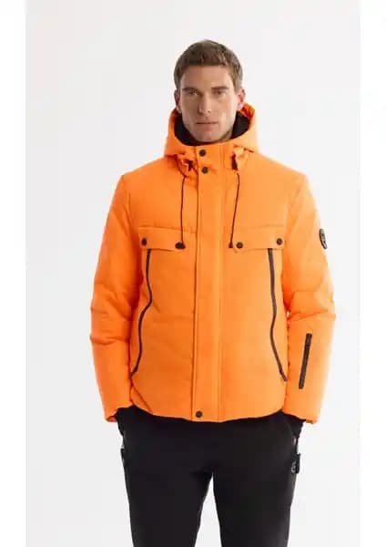 AVVA Erkek Neon Turuncu Kayak Montu: Yüksek Performans ve Şıklığın Buluşması