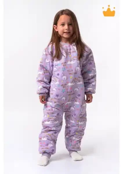 Baby Hola Begisa 2-8 Yaş Çocuklar İçin Elyaf Dolgulu Uyku Tulumu Güvenli ve Konforlu Kullanım