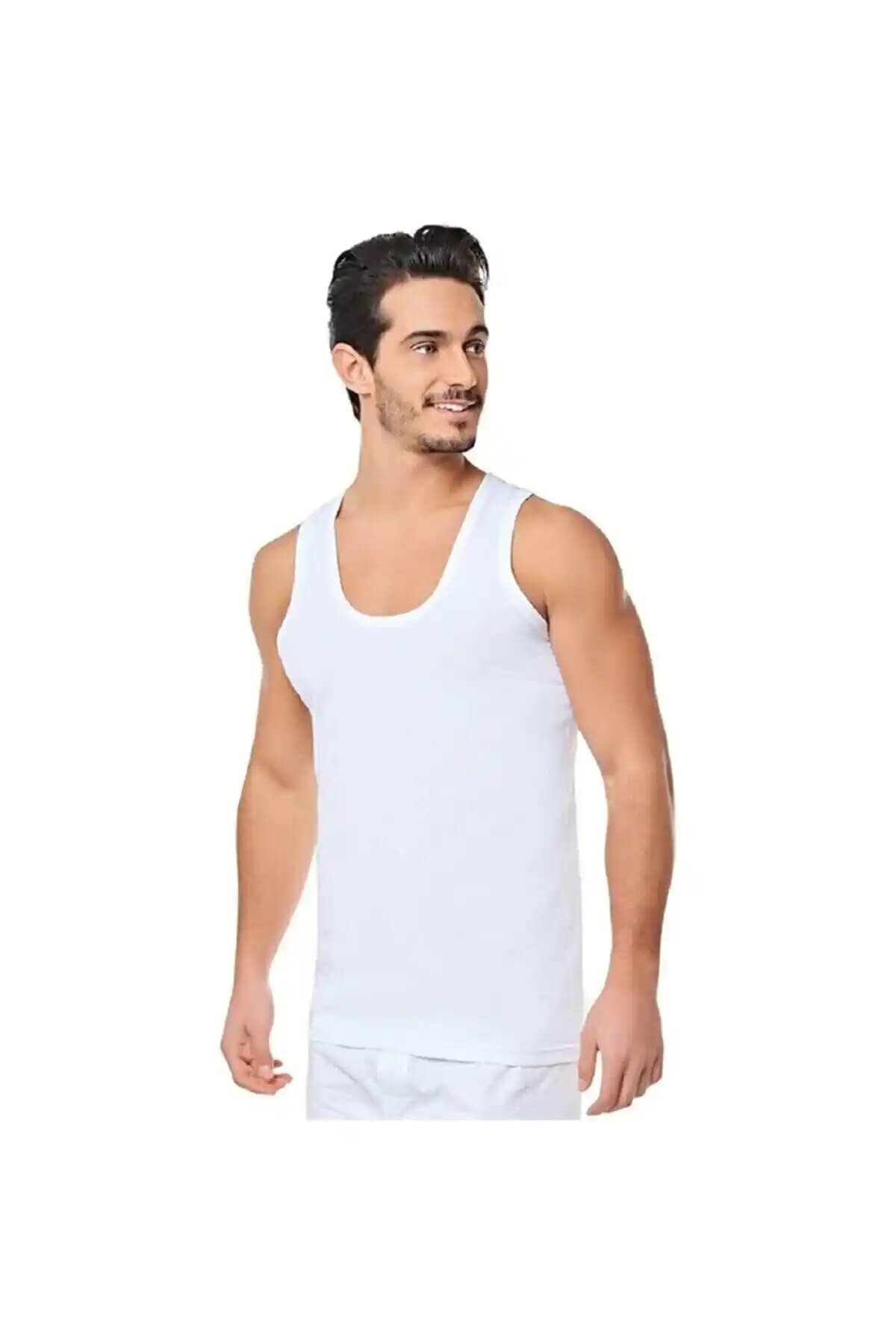 Baytas Erkek Beyaz Atlet Günlük Şıklık ve Konfor İçin Modern Tasarım