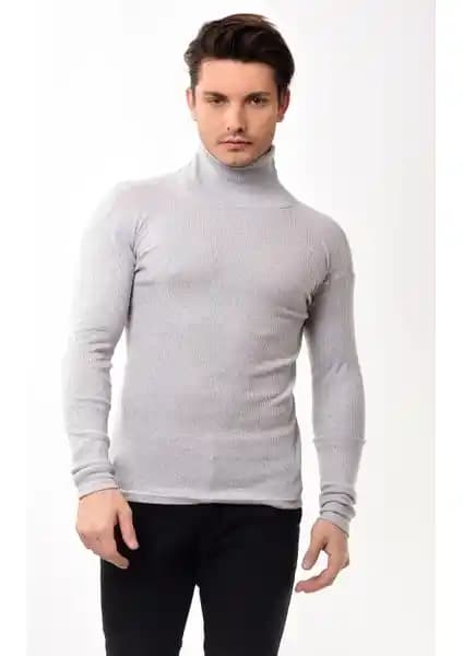 Belifanti Collection Erkek Balıkçı Yaka Slim Fit Kazak Şık ve Konforlu Tasarım