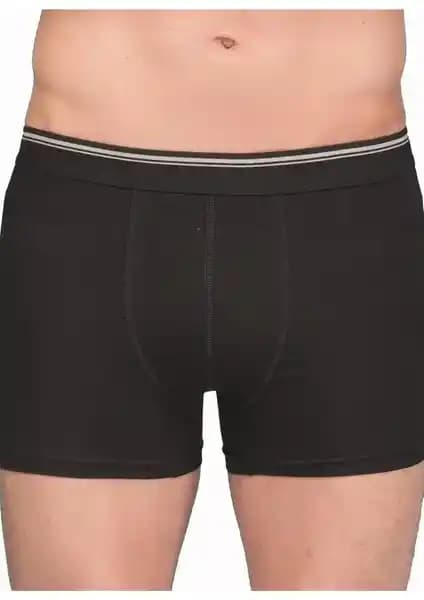 Berrak 1097 Erkek Likralı Boxer Siyah 6'lı Paket Günlük Kullanım ve Konfor İçin Uygun