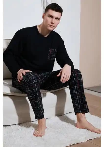 Buratti Ekoseli Cepli Beli Lastikli %100 Pamuk Erkek Pijama Takımı Özellikleri ve Kullanım Avantajları