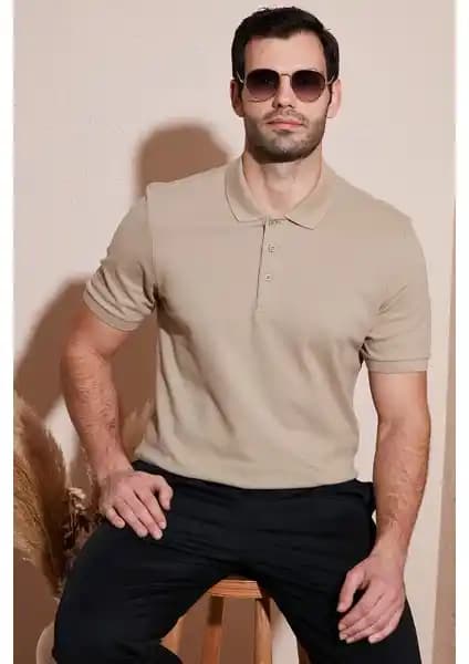 Buratti Erkekler İçin Pamuklu Regular Fit Düğmeli Polo Yaka T-Shirt Ürün Tanıtımı