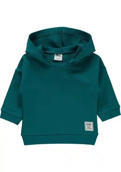 Civil Baby Erkek Bebek Kapüşonlu Sweatshirt: Yumuşak ve Şık Bebek Giyim Ürünü